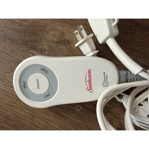 Sunbeam Electric Blanket Control Style M85AP 110-120 Volt 180 Watt 3 Pin Connect